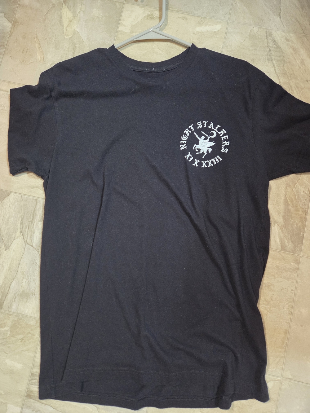Night Stalkers Black Short Sleeve Graphic Tee